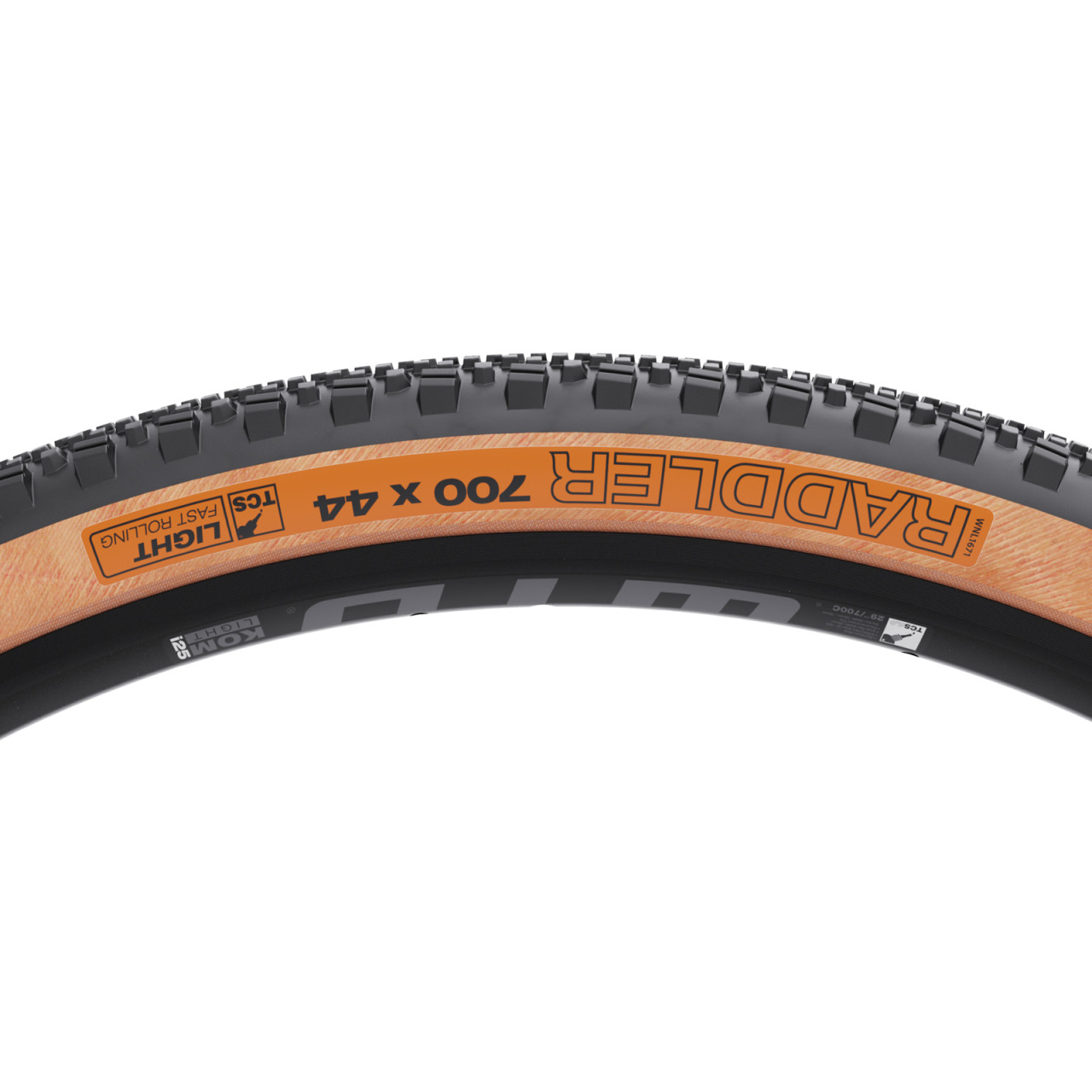 WTB Raddler Tire - 700 x 44 TCS Tubeless Folding Tan Light Fast