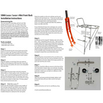 Soma - Lucas 3 Mini Front Rack silbergrau