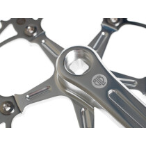 BLB - Pista Vera track crankset black