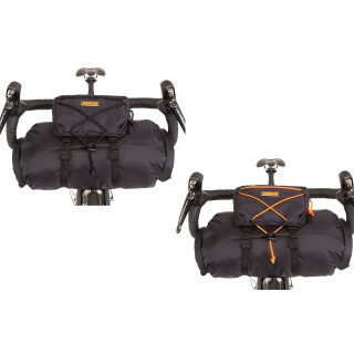Restrap - Bar Bag Holster with Dry Bag + Food Pouch Medium - 15 Liters black/black