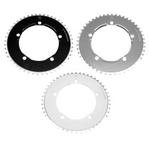 BLB - Freestyle Chainring Bahnkettenblatt - 1/8" - 130 BCD silber 46t