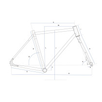 Veloci Cycle - Disko 80s Frameset  L (56 cm)