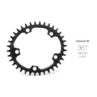 Garbaruk - Melon Narrow-Wide Road/CX/Gravel Kettenblatt OVAL 5-Arm - 110 mm Lochkreis