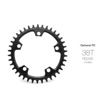 Garbaruk - Round Narrow-Wide Road/CX/Gravel Chainring Round - 5 x 110 BCD black 40 teeth