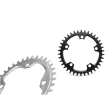 Garbaruk - Round Narrow-Wide Road/CX/Gravel Chainring Round - 5 x 110 BCD black 40 teeth