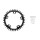 Garbaruk - Round Narrow-Wide Road/CX/Gravel Chainring Round - 5 x 110 BCD black 40 teeth