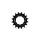 Garbaruk - Singlespeed Ritzel 16 Zähne schwarz