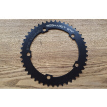 Gebhardt - Classic Track Chainring - 1/8" - 130BCD black 48 t