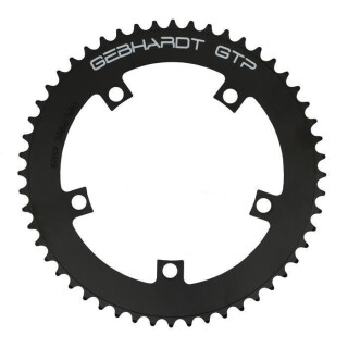 Gebhardt - Classic Track Chainring - 1/8" - 130BCD black 52 t