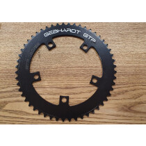 Gebhardt - Classic Track Chainring - 1/8" - 130BCD black 52 t
