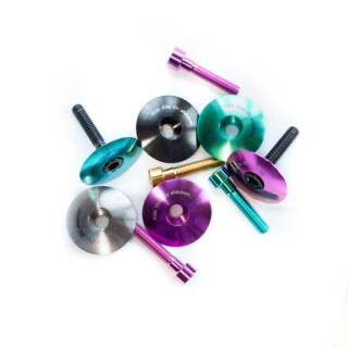 Stridsland - Titanium Top Cap Vorbaukappe - 1 1/8"