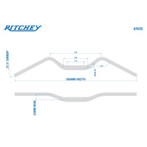 Ritchey - Classic Kyote Lenker silber - 31,8 mm