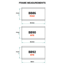 Praxis Works - M30 THRU Innenlager für 30 mm Welle -...