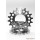 Kappstein - Stainless Sprocket - 1/8" silver 15