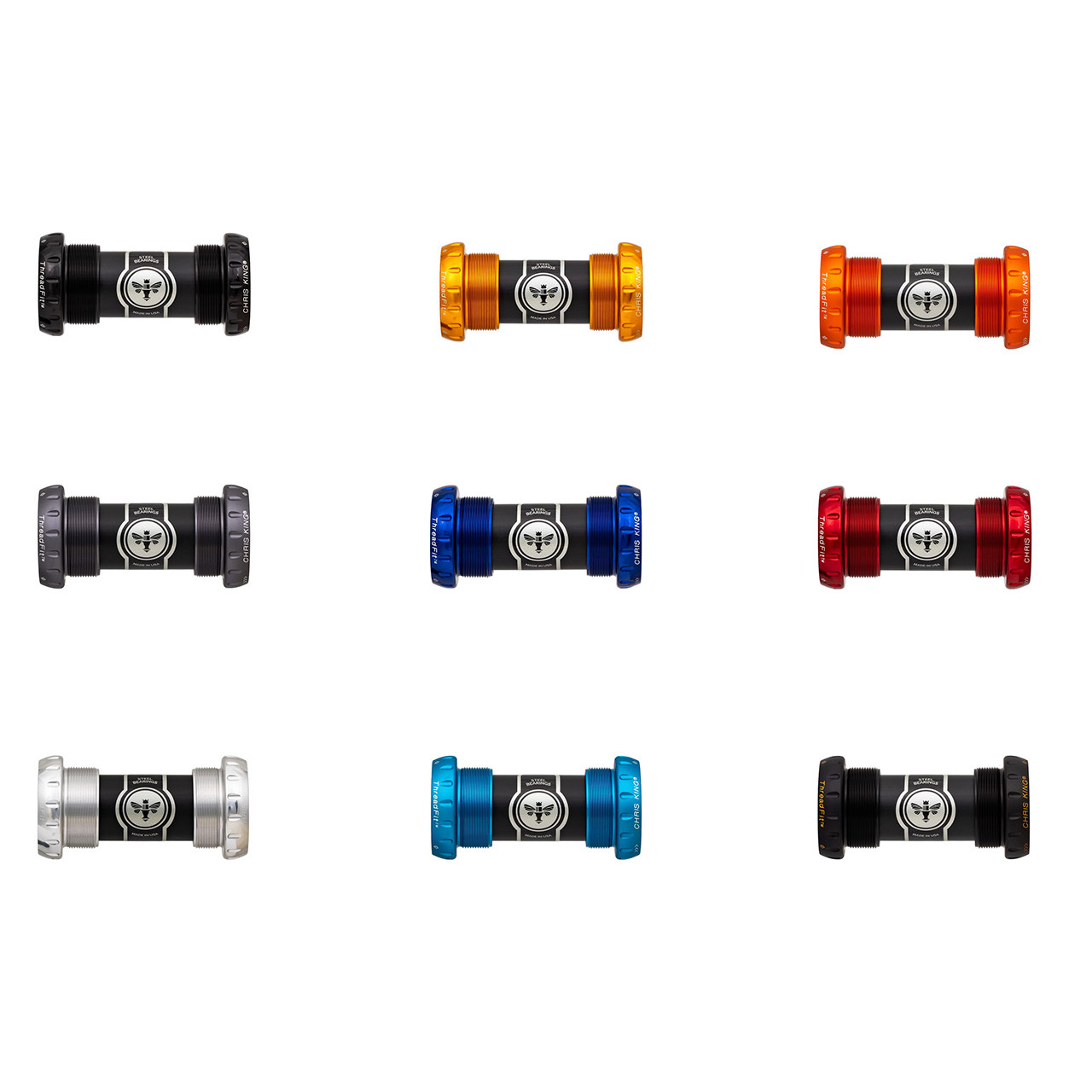 Chris King Threadfit 24 Matte Mango Chris King - ThreadFit 24