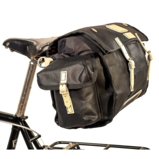 Carradice - Originals Nelson Longflap Satteltasche - 15 - 18 Liter field green (dunkelbraune Straps)