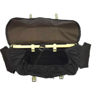 Carradice - Originals Nelson Longflap Satteltasche - 15 - 18 Liter field green (dunkelbraune Straps)