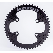 ROTOR - NoQ 2x Chainring 4-Arm 4x110 ROUND 10/11-speed -...