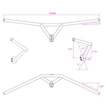 Stridsland - Bullship Bar Vorbau-/ Lenker Kombination - 1 1/8"