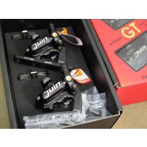 Juin Tech - GT-F Hydraulic Cable Pull Disc Brake Set - Flat Mount black