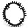 Garbaruk -  Melon Narrow-Wide MTB Chainring OVAL 4-Bolt - 104 mm BCD black 34 T