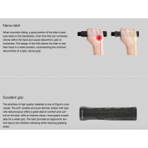 ERGON - GA2 Single Twist Shift Grips - black