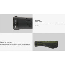 ERGON - GA3 Single Twist Shift Grips - black