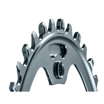 Absolute Black -  Oval Road/Gravel/CX 1x Chainring 5x110...