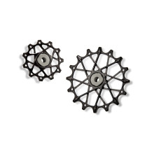 Garbaruk - Schaltwerkrollen Set für Shimano mit Garbaruk Cage 11t + 16t - 11-fach schwarz