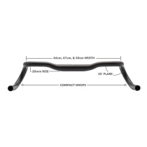Redshift - Ktchen SInk Handlebar  31,8 mm - 25° Flare Without Aero Extension
