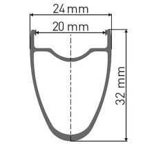DT Swiss - RR 521 Disc Rim - 28 "