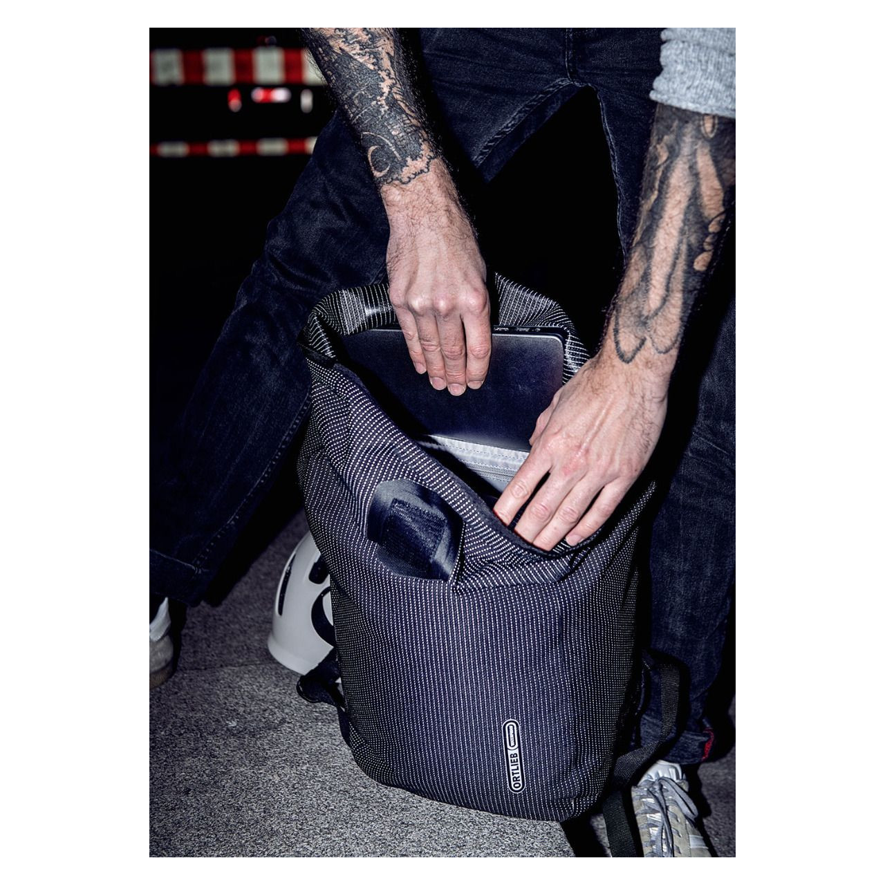 ortlieb commuter daypack high visibility test