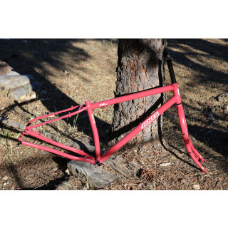 Jones - LWB HD/e Diamond Frame / Unicrown Fork Frameset - red