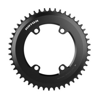 ROTOR - NoQ 2x AERO Chainring 4-Arm 4x110 ROUND - Outer Chainring