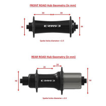 Erase - Road Front Hub - QR