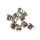 BLB - Single Chainring Bolts Kettenblattschrauben silber