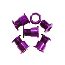 BLB - Single Chainring Bolts Kettenblattschrauben lila
