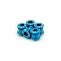 Garbaruk - Cainring Bolts Set M8 x 0.75 silver