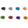 Garbaruk - Cainring Bolts Set M8 x 0.75 silver