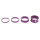 Wolf Tooth - Precision Headset Spacer - 1 1/8" purple 10 mm