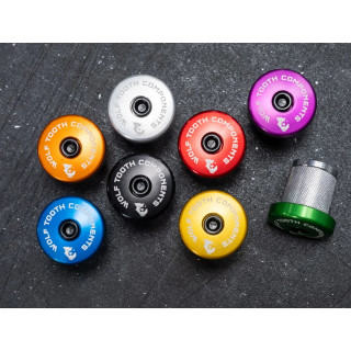 Wolf Tooth - Compression Plug Expander + Ahead Kappe with Integrated Spacer Stem Cap 5 mm  - 1 1/8"