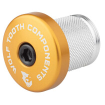 Wolf Tooth - Compression Plug Expander + Ahead Kappe mit integriertem 5 mm Spacer Topcap - 1 1/8" lila