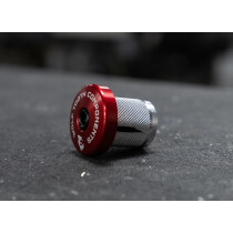 Wolf Tooth - Compression Plug Expander + Ahead Kappe mit integriertem 5 mm Spacer Topcap - 1 1/8" lila