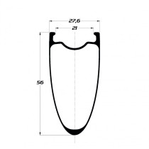 Duke - Baccara 56C - SLS2 - Carbon Felge für Felgenbremse