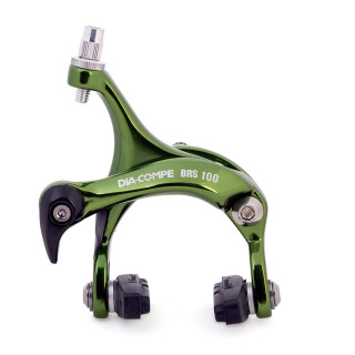 Dia Compe - BRS 100 Rennradbremse (39-49 mm Schenkellänge) - Bremse hinten grün