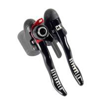 Gevenalle - GX Shifter Schalt- /Bremshebel SRAM MTB kompatibel - 1 x12 schwarz/grau Short Pull - Für Rennradbremsen