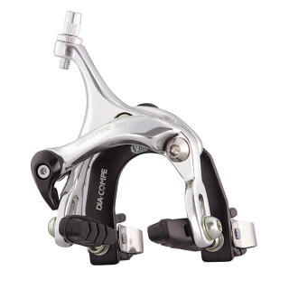 Dia Compe - Track Brake - Bremse mit Adapter vorne // SALE silber