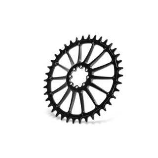 Garbaruk - AXS Road/CX/Gravel Chainring Round - SRAM AXS Direct Mount (8-bolt) black 40 Teeth
