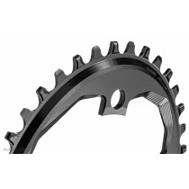 Absolute Black - SRAM Apex 1x Oval Chainring - 4x110 BCD (asym)