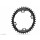 Absolute Black - SRAM Apex 1x Oval Chainring - 4x110 BCD (asym)